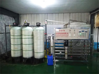 3噸凈水設備安裝完成現場圖片